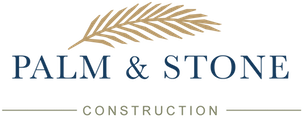 Palm and Stone Construction Logo